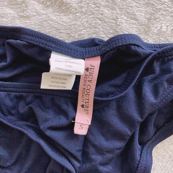 NWT Juicy Couture Ruffles Halter Takini Set